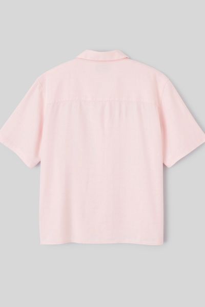 Chemise manches courtes mati&egrave;re fantaisie