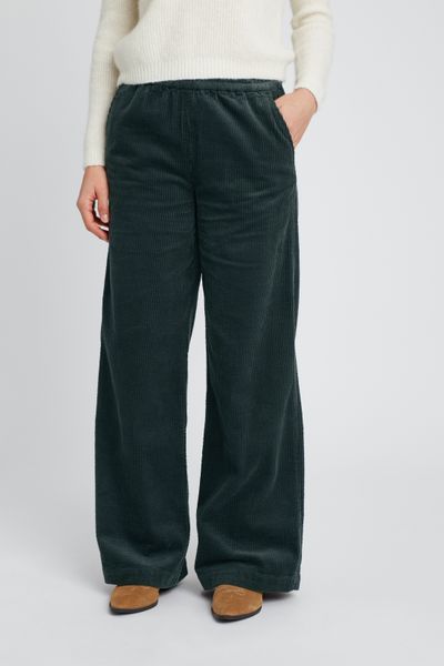 Pantalon velours taille élastiquée