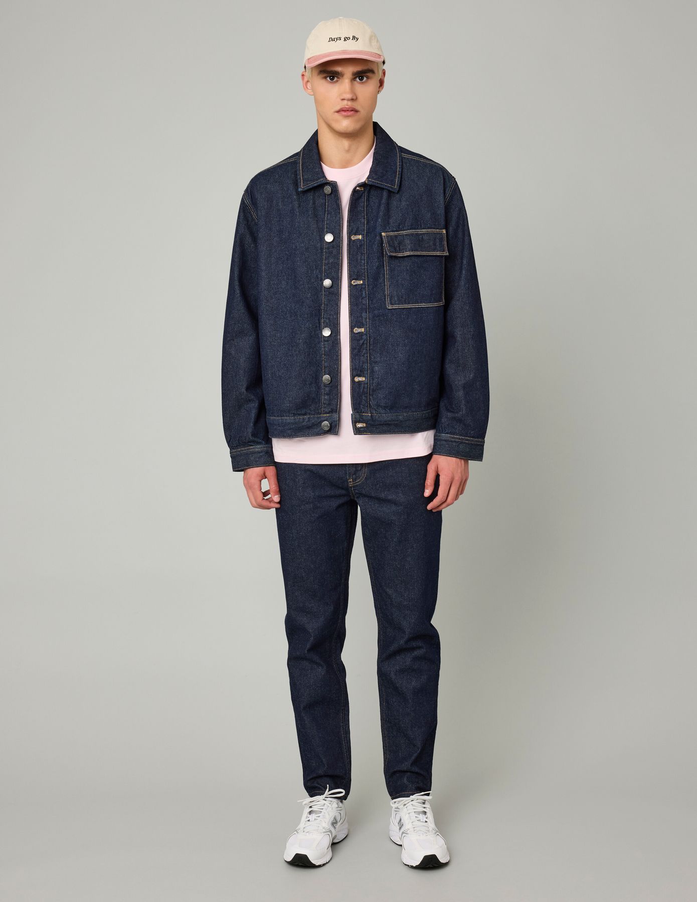 Veste trucker en jean