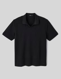 Polo matière fantaisie