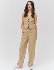 Pantalon tailleur droit