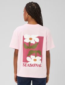 T-shirt imprim&eacute; devant / dos