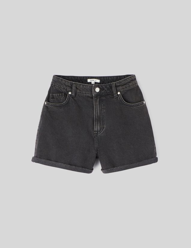 Short en jean mom fit
