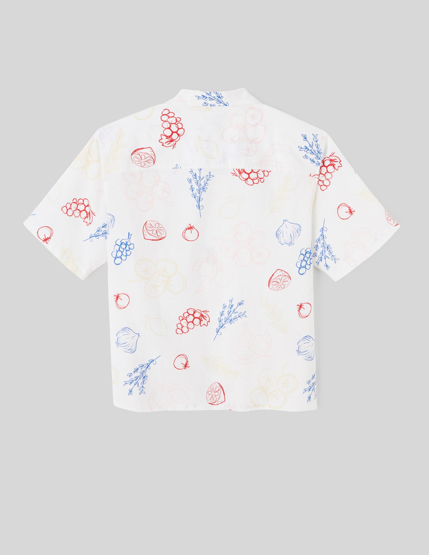 Chemise manches courtes imprimée