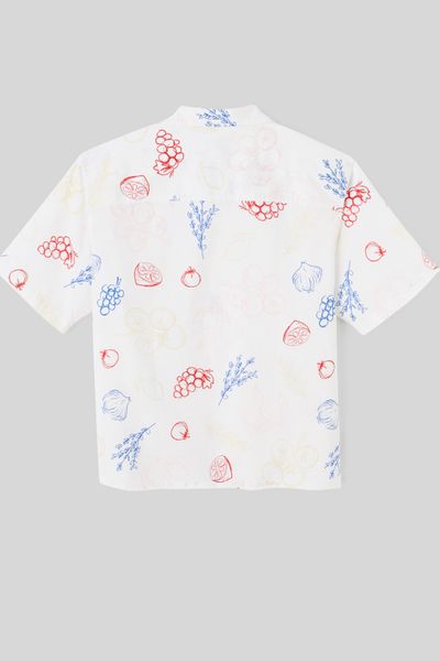Chemise manches courtes imprimée