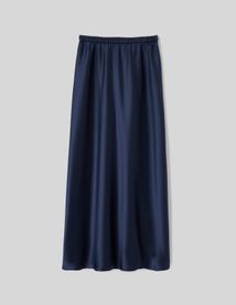 Jupe longue satin