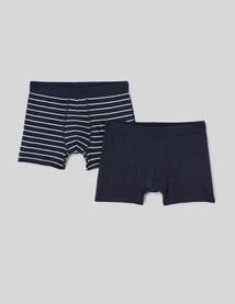 Lot 2 boxers rayures