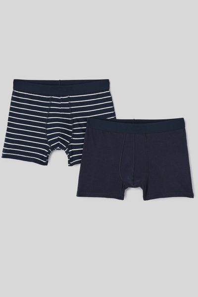 Lot 2 boxers rayures