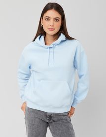 Sweat uni &agrave; capuche