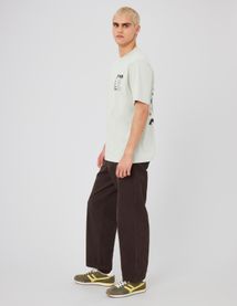 T-shirt imprimé matière texturé
