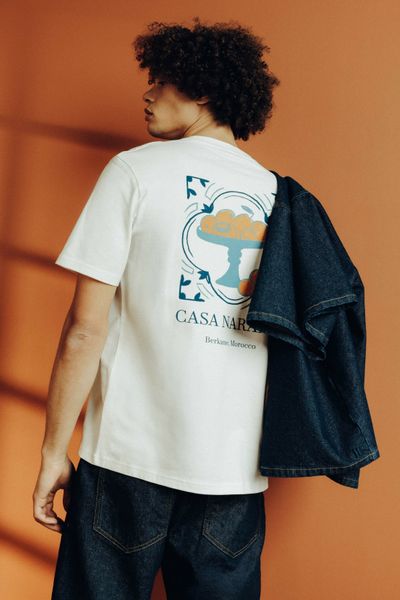 T-shirt imprimé devant dos