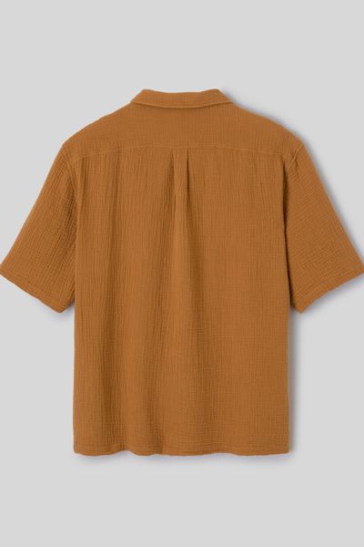 Chemise manches courtes gaze de coton