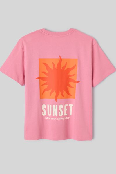 T-shirt imprim&eacute; devant/ dos