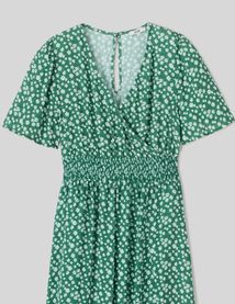 Robe longue imprim&eacute;e