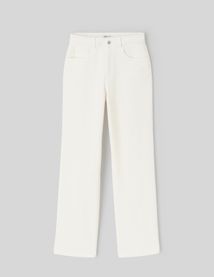 Pantalon straight velours