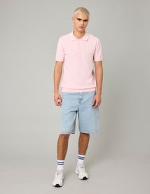 Polo matière fantaisie
