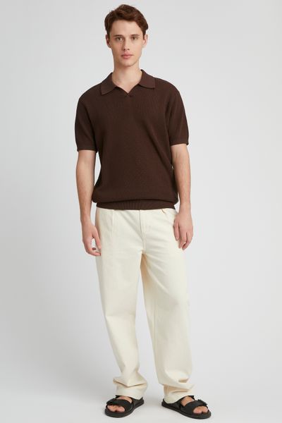 Polo maille ajourée
