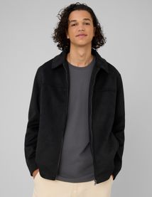 Veste zipp&eacute;e en su&eacute;dine