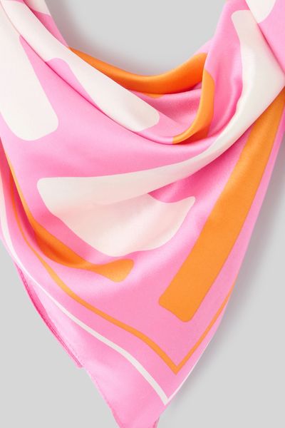 Foulard satin imprimé