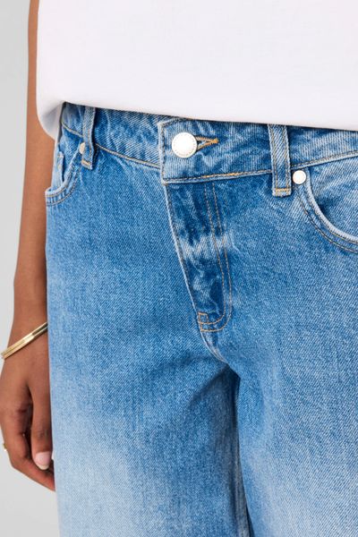 Jean straight taille basse