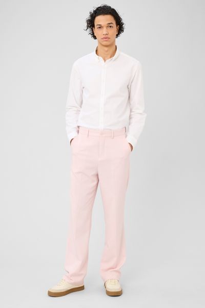 Pantalon urbain  fluide &agrave; plis