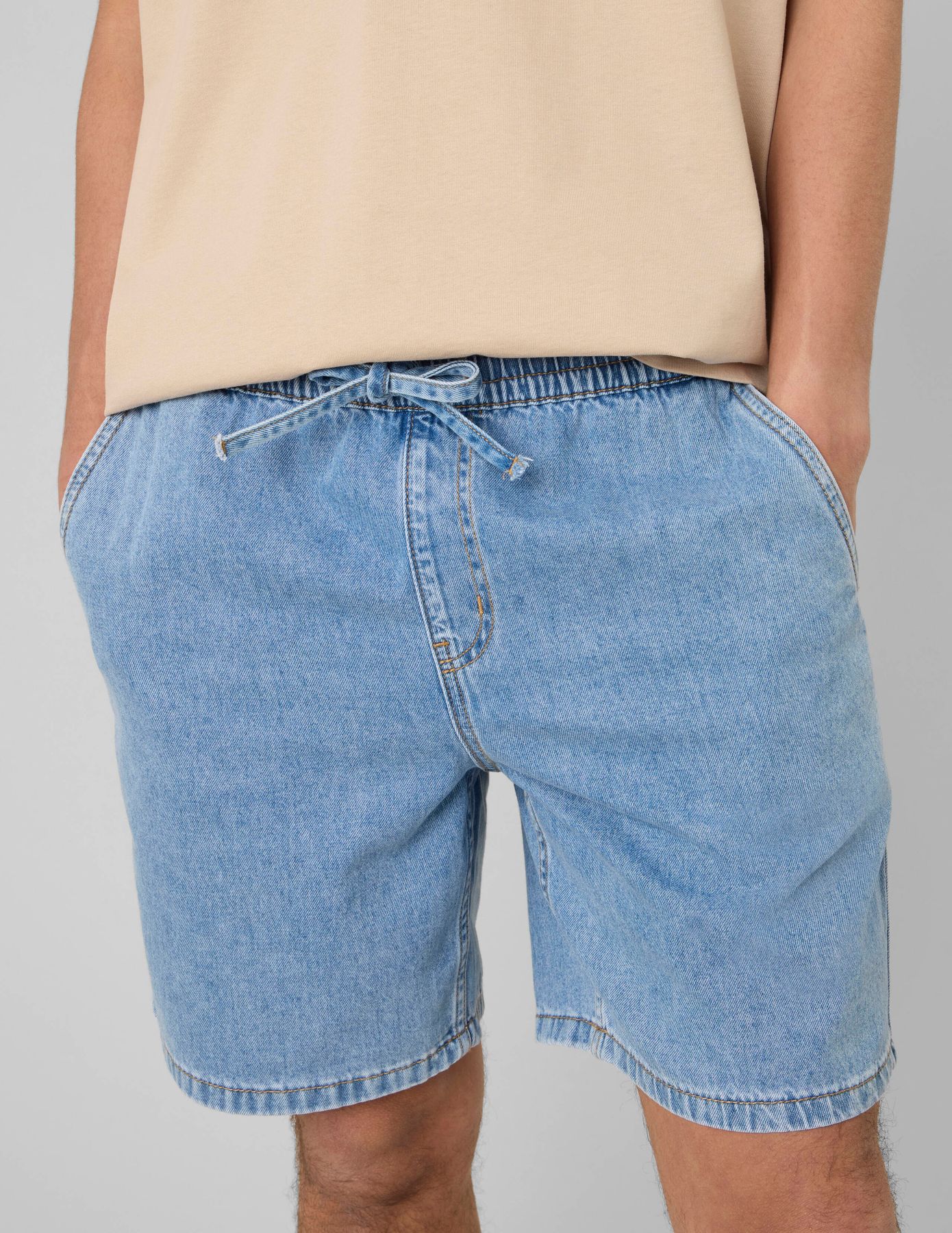 Bermuda taille &eacute;lastiqu&eacute;e
