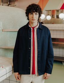 Surchemise en twill unie