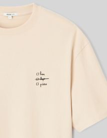 T-shirt imprimé soft touch