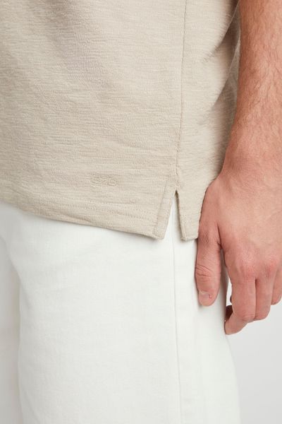 Polo matière fantaisie