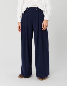 Pantalon fluide à pinces
