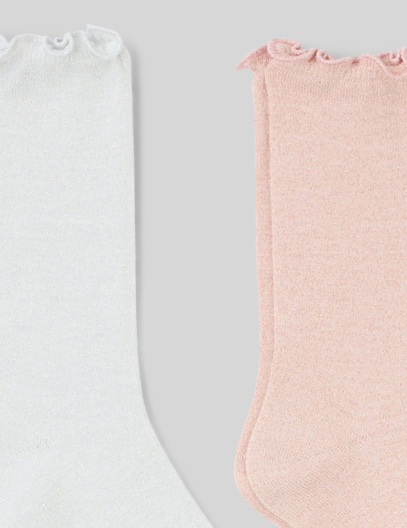 Lot de 2 paires de chaussettes lurex