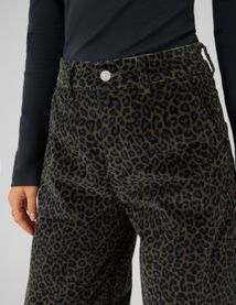 Pantalon imprim&eacute; coupe ballon