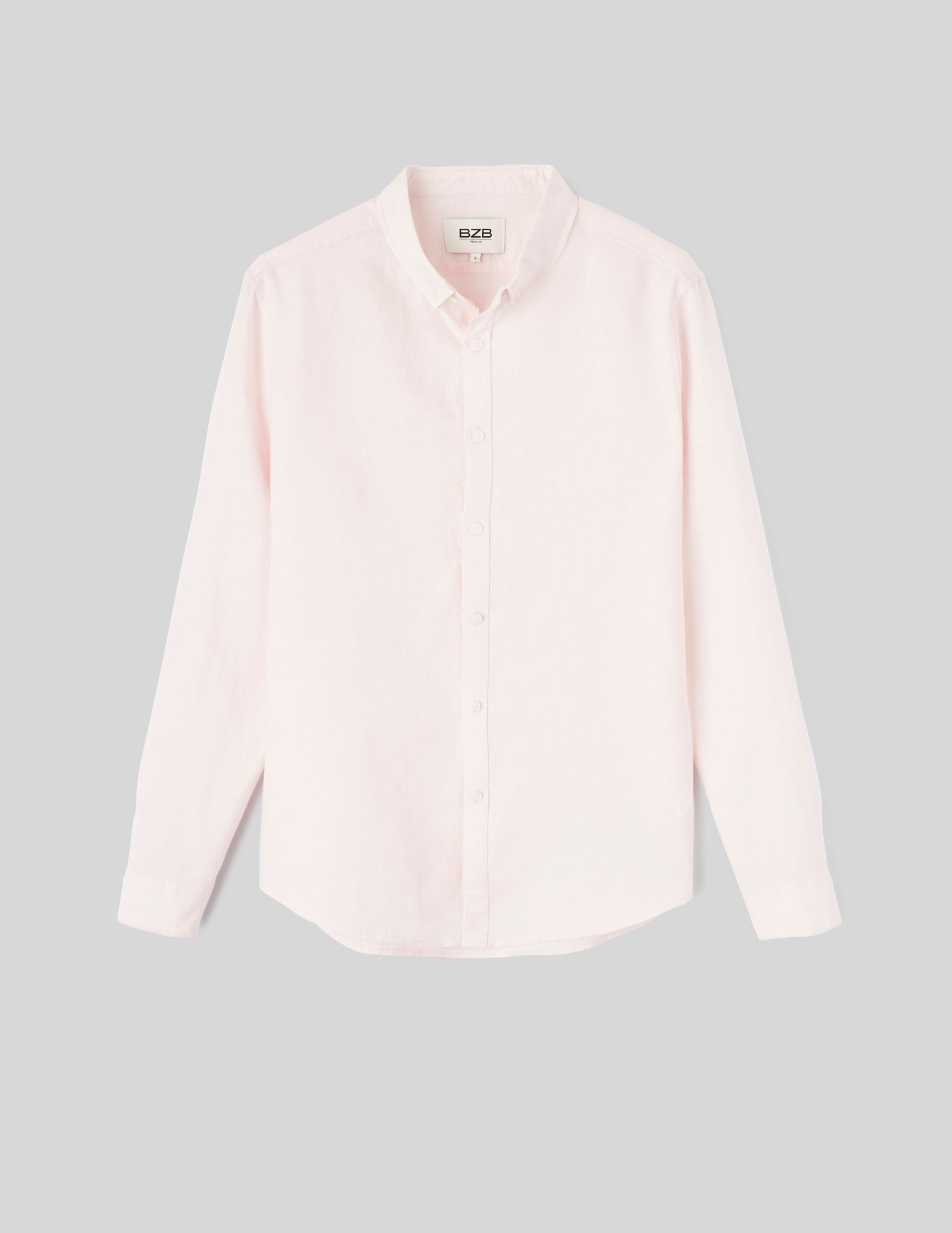 Chemise coton lin unie