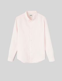 Chemise coton lin unie