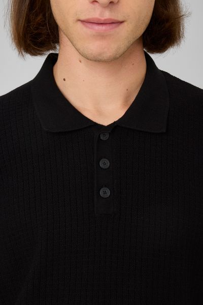 Polo maille c&ocirc;tel&eacute;e