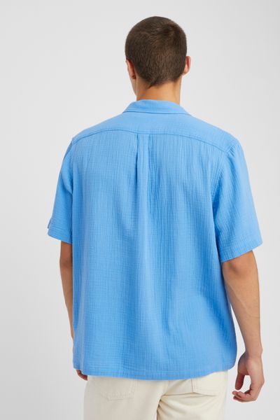 Chemise manches courtes gaze de coton