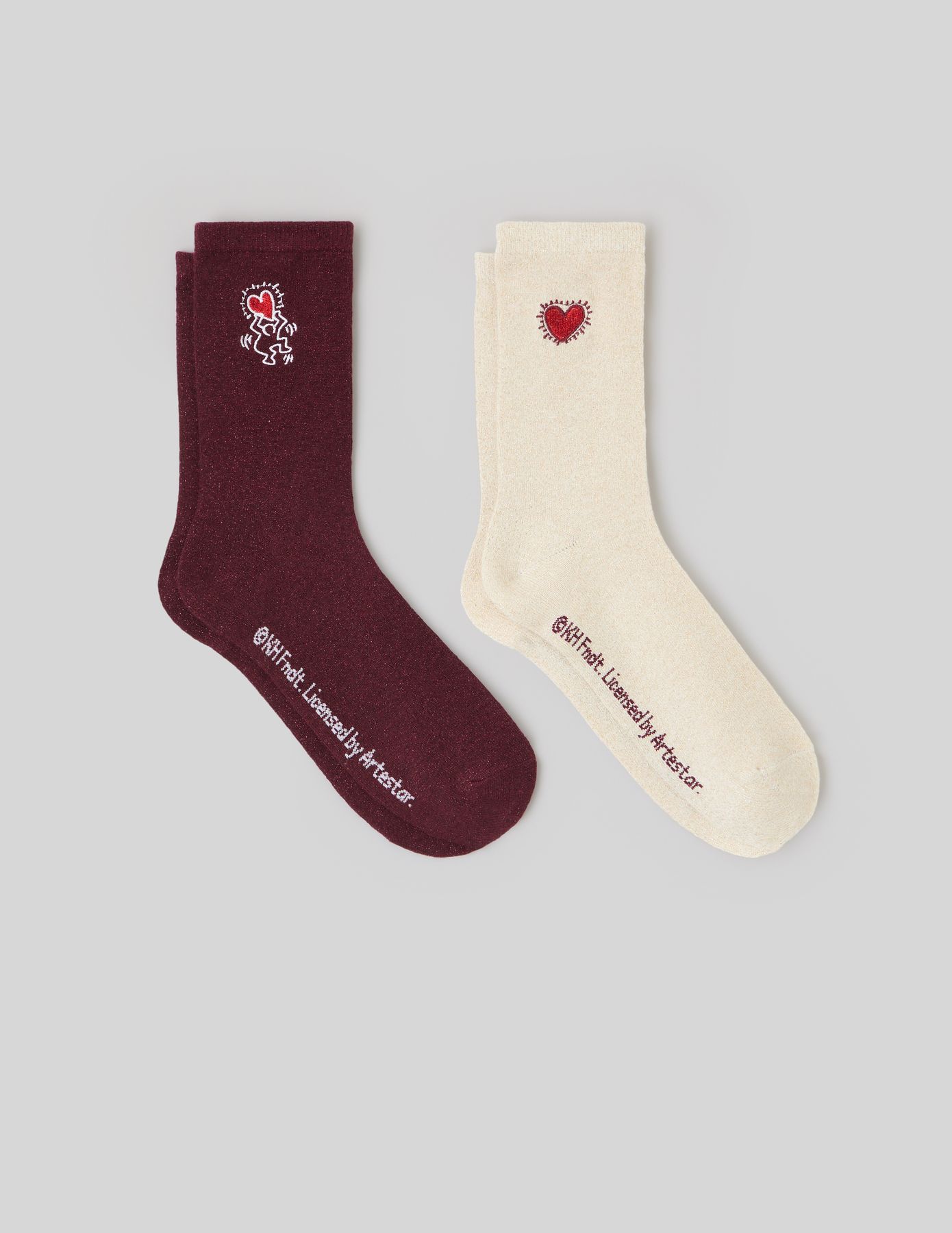 Lot de 2 paires de chaussettes KEITH HARRING