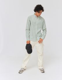 Chemise rayée ajustée