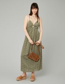 Robe longue imprimée
