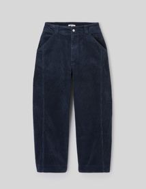 Pantalon balloon en velours