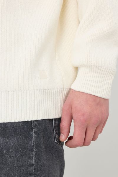 Pull chenille col rond