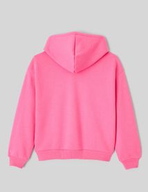Sweat col capuche broderie poitrine