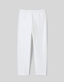 Pantalon de ville fluide viscose lin