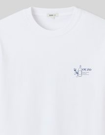 T-shirt imprimé devant dos