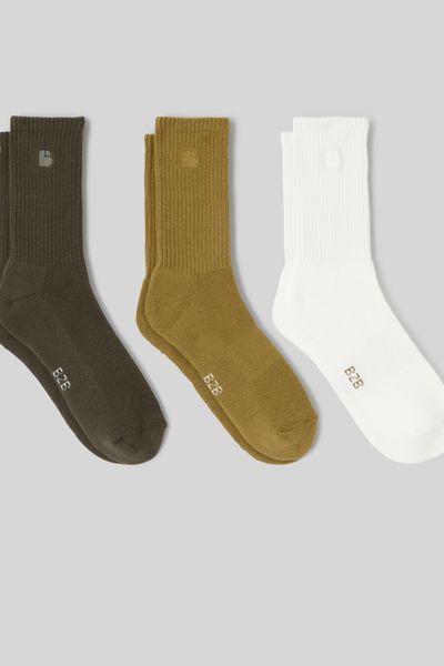 Lot de 3 paires de chaussettes brodées