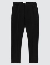 Pantalon de ville fluide uni