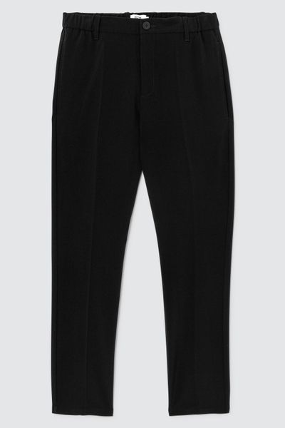 Pantalon de ville fluide uni