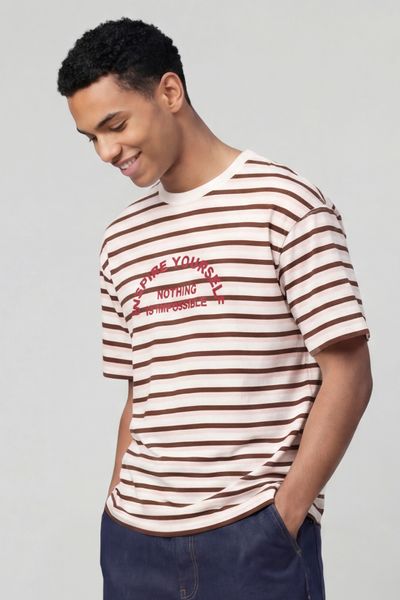 T-shirt &agrave; rayures