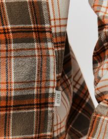 Chemise droite à carreaux