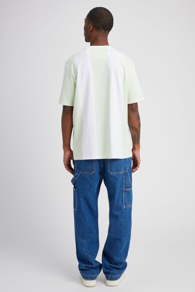 T-shirt rayures maxi et broderie